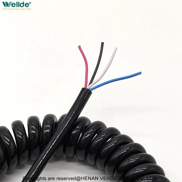 4×0.5mm² Spiral Cable factory
