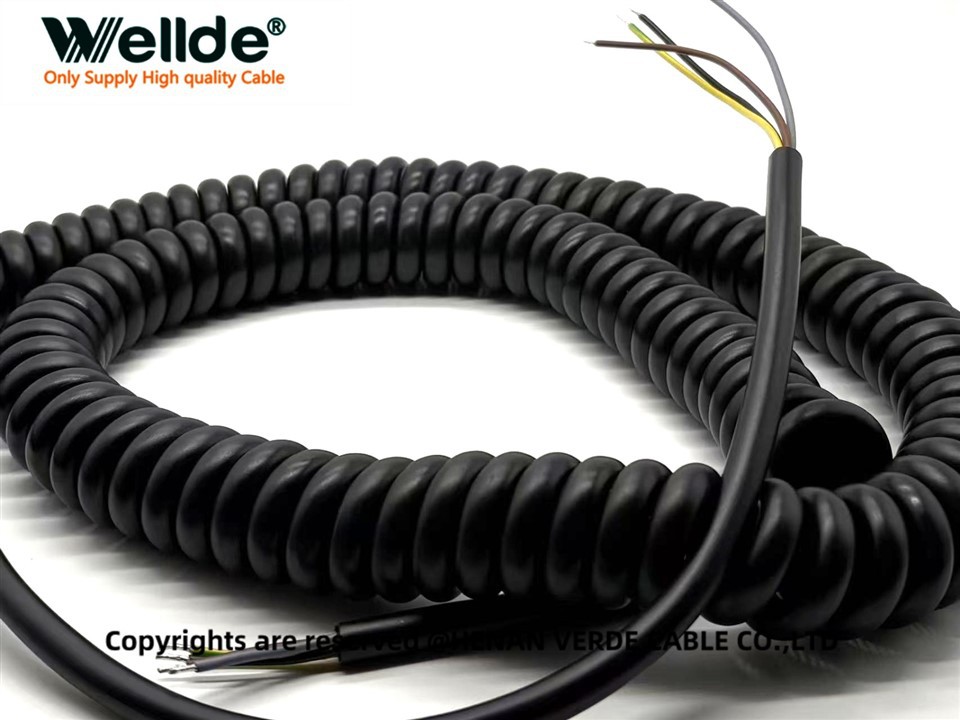 4x0.75mm² Spiral Cable