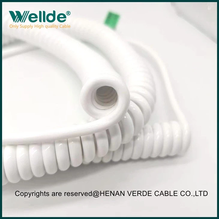 4 Core Coiled Spiral Cable
