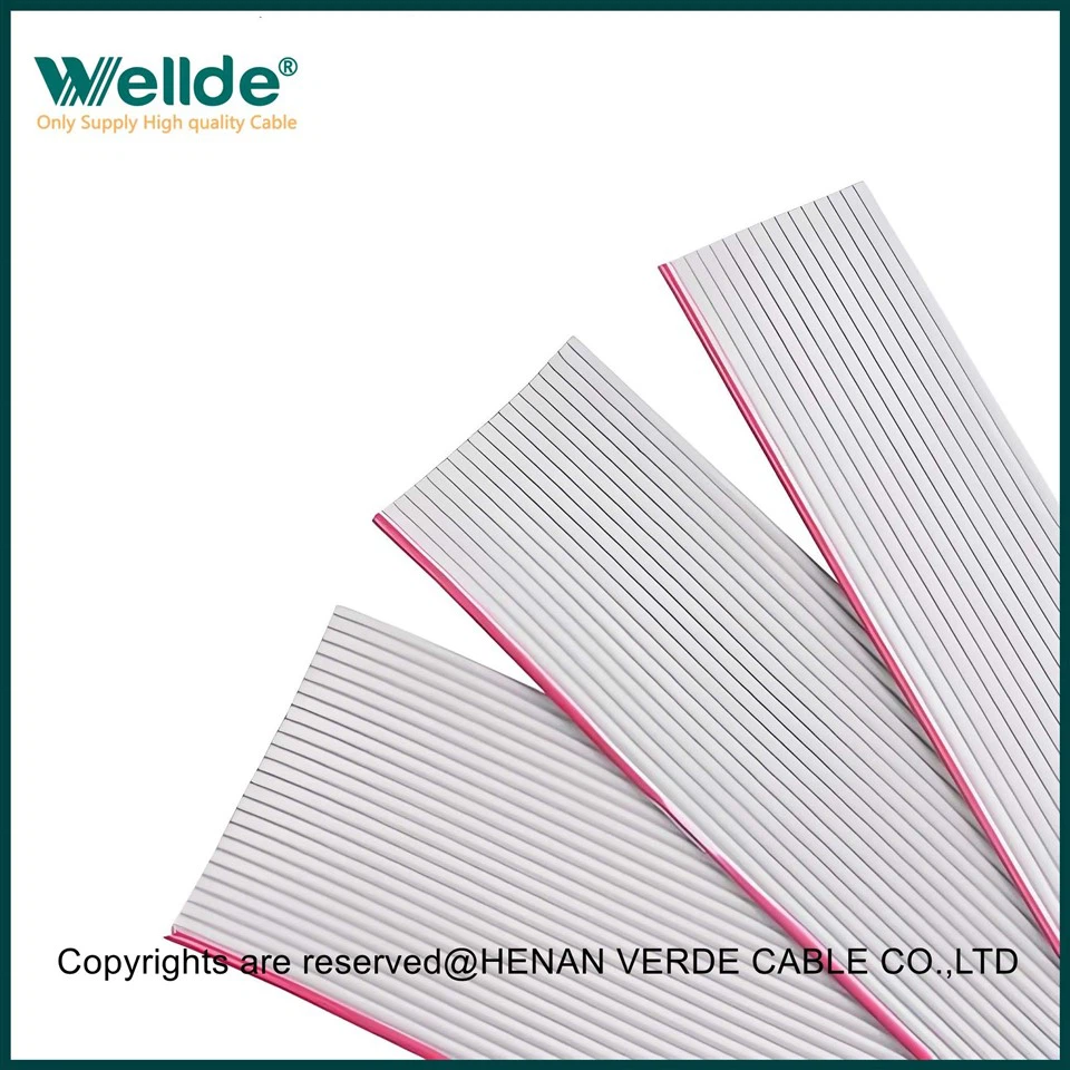 Kabel pipih tembaga berlapis AWG24 AWG26