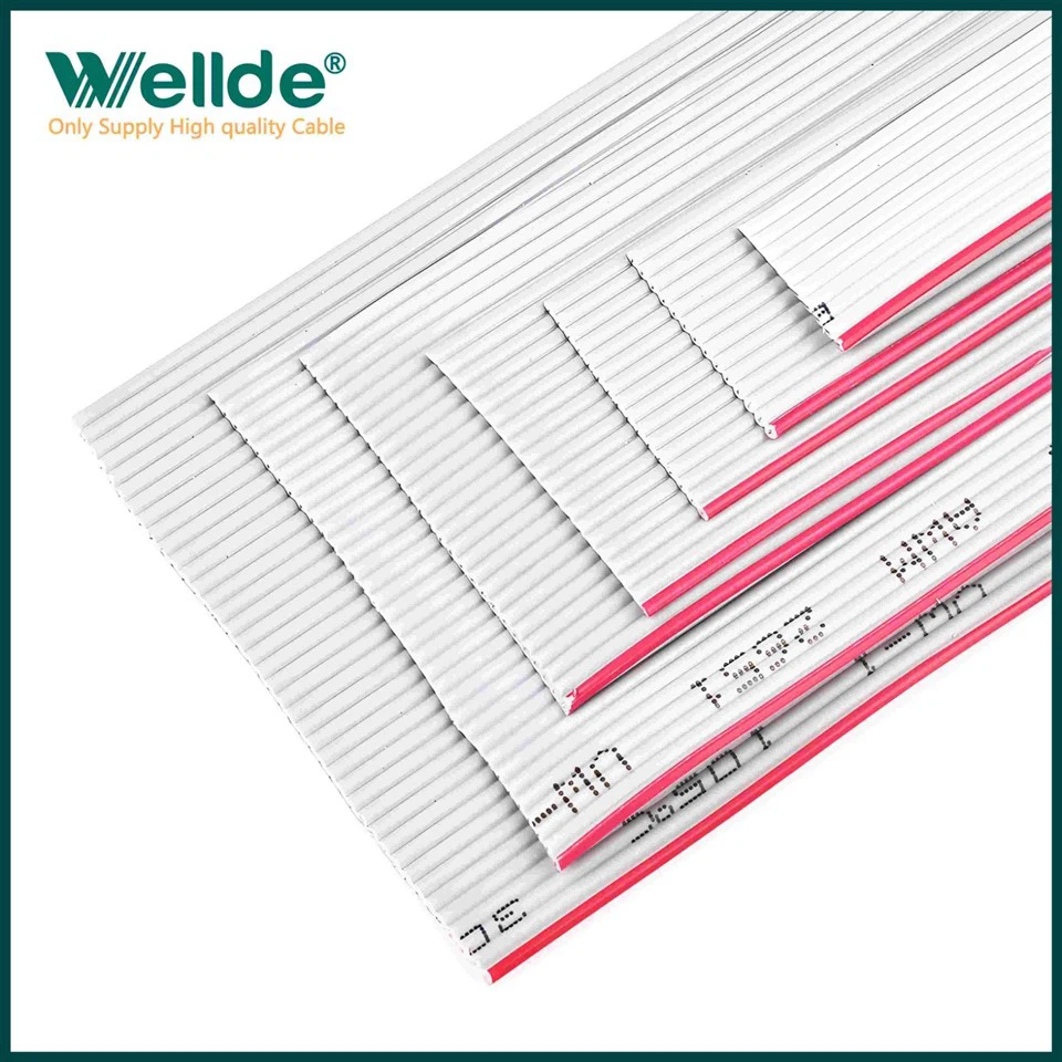 AWG24 AWG26 Tinned Copper Flat Cable