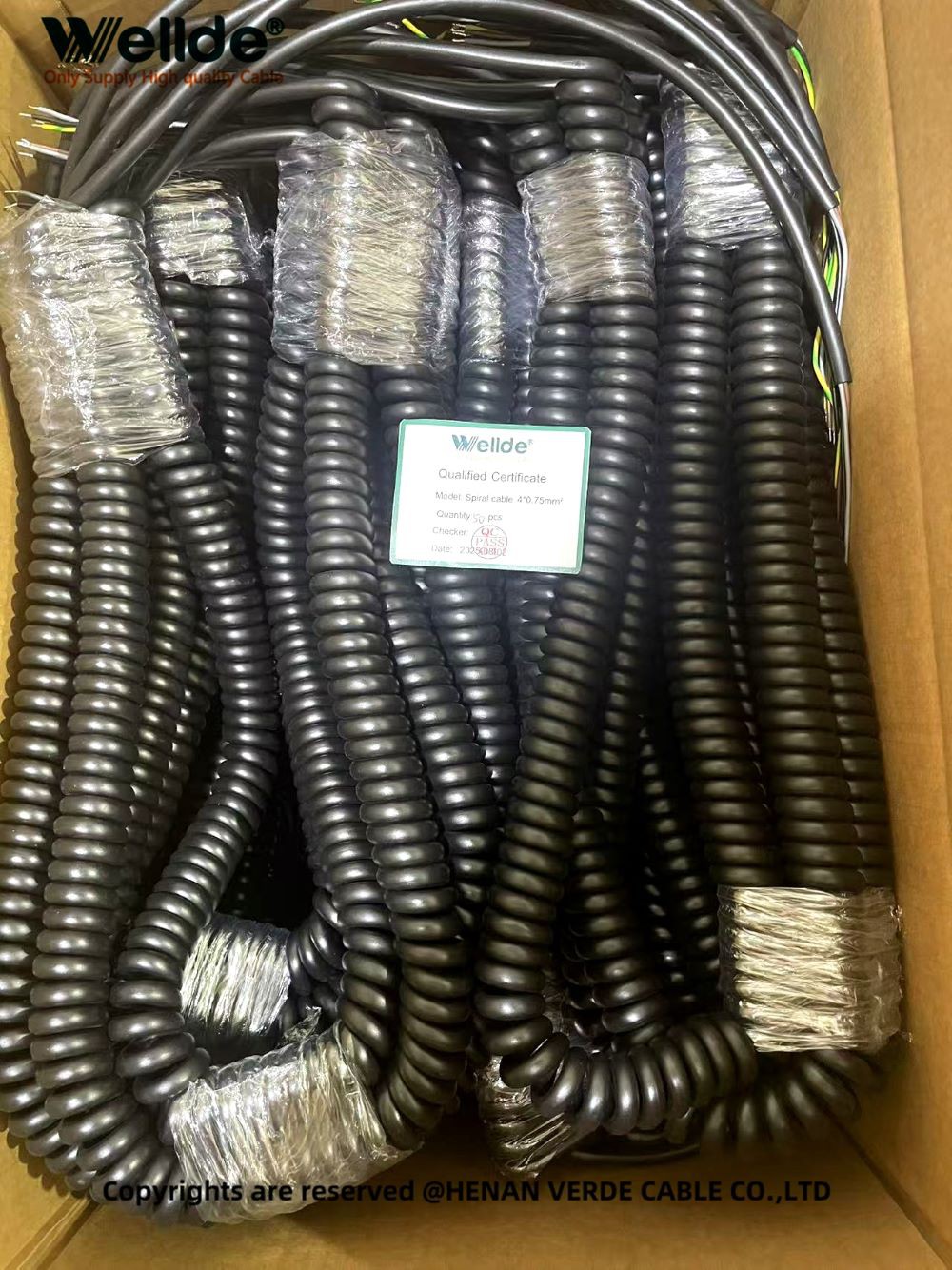 4x075mm Spiral Cable