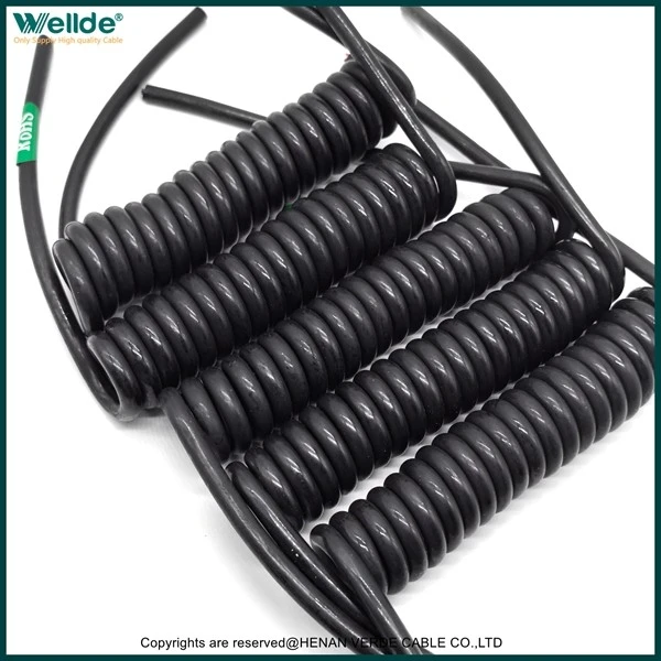 PUR 26 AWG Spiral Cable high quality