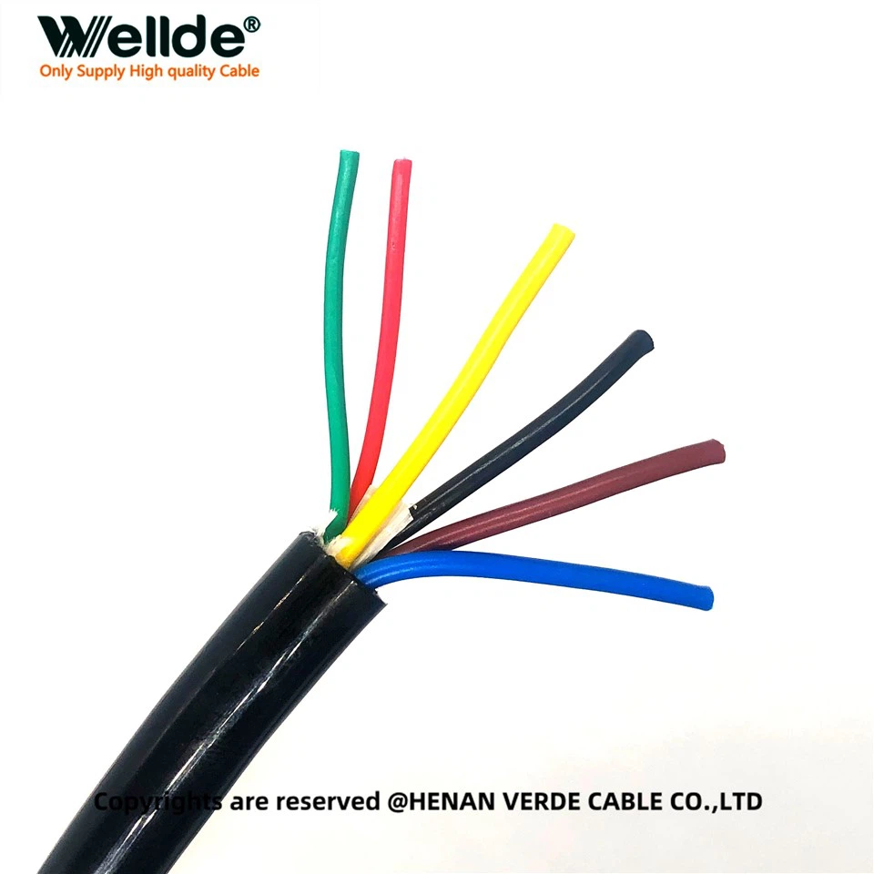 Kabel Fleksibel Berselubung PUR 6 Inti