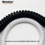 Kabel Spiral Melingkar PUR Fleksibel